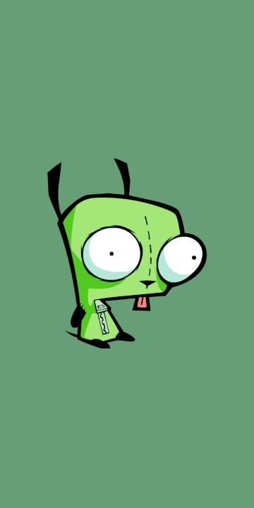 Invader Zim, Cartoon Character, Mint, Green