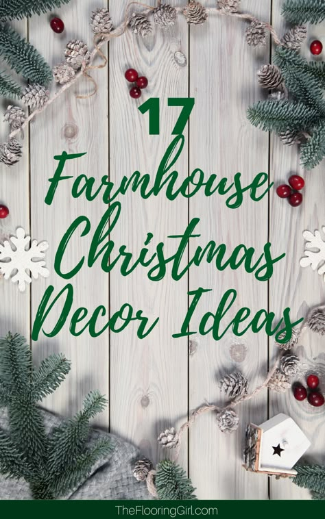 Diy Christmas Ornaments Farmhouse Style, Natural Farmhouse Christmas Decor, 2023 Christmas Craft Ideas, Christmas Kitchen Ideas Farmhouse, Country House Christmas Decor, Christmas Tree Farmhouse Decor, Xmas Farmhouse Decor, Rustic Christmas Wall Decor, Christmas Decor With Trees