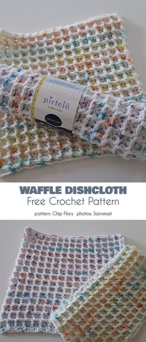 Crochet Kitchen Set Free Pattern, Christmas Bizarre Craft Ideas, 1 Hour Crochet Projects Free, Cotton Yarn Crochet Patterns Free, Household Crochet, Crochet Washcloth Free Pattern, Crochet Washcloth Free, Crochet Dish Cloth Free Pattern, Learning Crochet