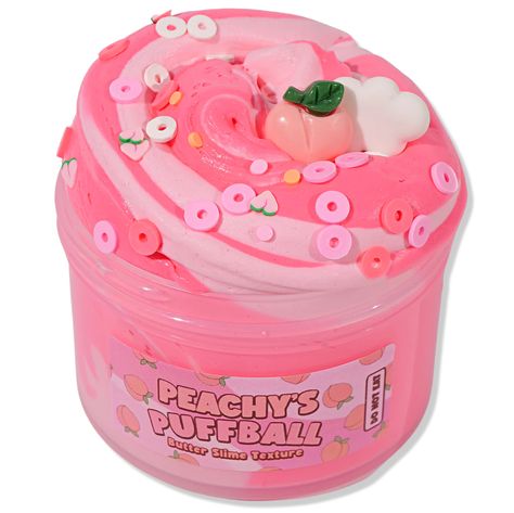 Peachybbs Slime, Preppy Slime, Peachybbies Slime, Slime Package, Slime Texture, Bubbly Slime, Pastel Edits, Slime Collection, Slime Ideas