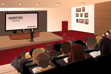 College students listening to the professor in the auditorium. A vector illustra #Sponsored , #Advertisement, #SPONSORED, #students, #vector, #illustra, #listening College Lectures, Teachers Day Greetings, Modern People, Sales Skills, School Hallways, Cartoon Clip, The Professor, Lectures Hall, Presentation Skills