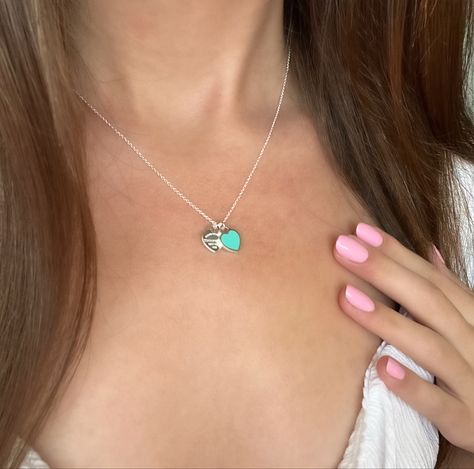 Tiffany Blue Heart Necklace, Tiffany Blue Necklace, Beaded Tiffany Necklace, Tiffany Mini Double Heart Necklace, Tiffany And Co Silver Necklace, Blue Tiffany Necklace, Tiffany And Co Return To Tiffany, Please Return To Tiffany Necklace, Tiffany And Co Blue Heart Necklace