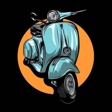 Vespa Vector, Motocross Logo, Vespa Illustration, Dope Wallpaper Iphone, Marvel Wallpaper Hd, Swag Wallpaper, Motorcycle Illustration, Couple Sketch, Tshirt Printing Design