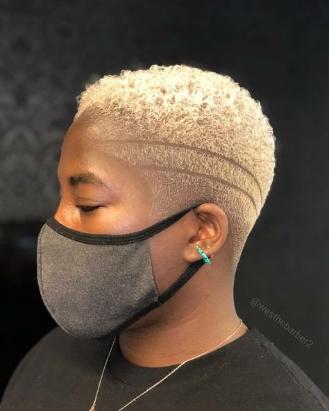 Tinted Haircuts For Black Women, Tinted Low Cut For Ladies, Bald Baddie, Low Cut Hairstyles, Twa Styles, Natural Hair Haircuts, Natural Hair Twa, Blonde Natural Hair, Short Natural Haircuts