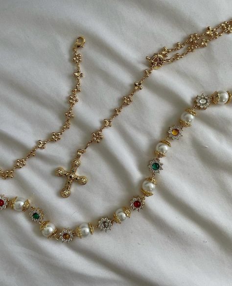 Xoxo Jewelry, Rosary Style Necklace, Dope Jewelry Accessories, Formal Jewelry, Pretty Jewelry Necklaces, Earthy Jewelry, Belly Jewelry, Jewelry Accessories Ideas, Dope Jewelry