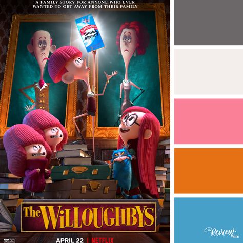 #netflix #color #digitalillustration #colorpalettes #colorschemes The Willoughbys, Color Script, Color Schemes Colour Palettes, Color Inspo, Colour Palettes, Color Theory, Color 2, 2 Colours, Color Palettes