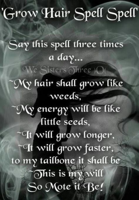 Hair Spell, Truth Spell, Spells Magic, Witchcraft Spells For Beginners, Beauty Spells, Good Luck Spells, Spells For Beginners, Easy Spells, Witch Quotes