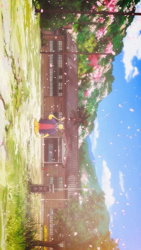 Classroom Background, Lego Wallpaper, Black Cat Anime, Koro Sensei, Nagisa Shiota, Anime Classroom, Karma Akabane, Sakura Tree, Beautiful Backgrounds