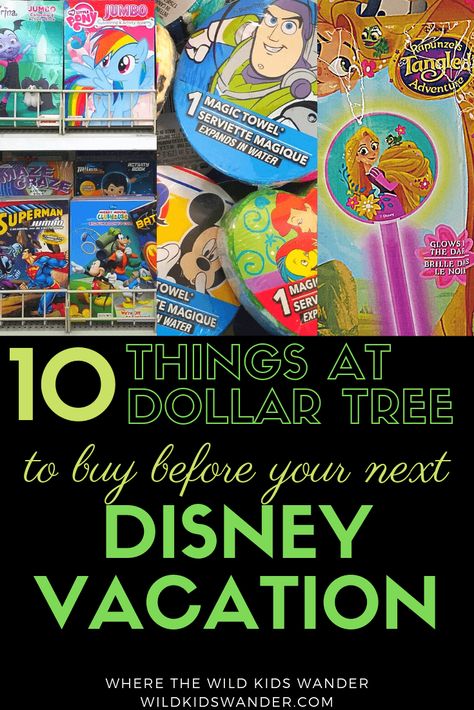 There are tons of fun Disney items you can find at Dollar tree to save you money on your next Disney vacation! These are ten that we love.- Where the Wild Things Wander - #disneytravel Disney Dollar Tree, Best Amusement Parks, Disney Puzzles, Disney Storybook, Disney Cups, Disney Items, Disneyland Vacation, Disney Orlando, Disney Aulani