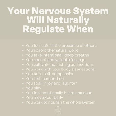 Healing Disregulated Nervous System, How To Soothe Nervous System, How To Heal A Disregulated Nervous System, Nervous System Diet, Nervous System Yoga, Healing My Nervous System, Signs Of A Dysregulated Nervous System, Nervous System Regulation Quotes, Heal The Nervous System