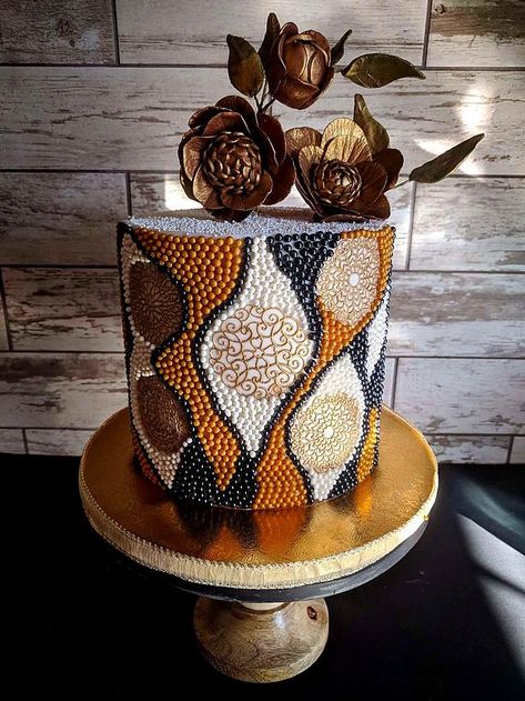 African Cake Design, African Cake, Russian Honey Cake, Apple Cake Pops, Interesting Cakes, Cake Inside, Elegant Birthday Cakes, Magic Cake, Honey Cake