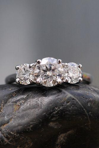 Three Stone Engagement Rings You Will Want ❤︎ Wedding planning ideas & inspiration. Wedding dresses, decor, and lots more. #weddingideas #wedding #bridal Amazing Wedding Rings, Wedding Planning Ideas, Leaf Engagement Ring, Stone Diamond Ring, Three Stone Diamond Ring, Diamond Cluster Engagement Ring, 3 Stone Engagement Rings, Classic Wedding Rings, Modern Engagement Rings