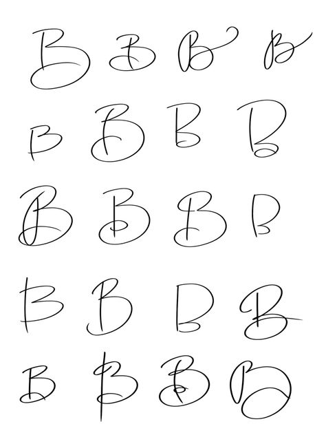 Cursive Letter B Tattoo, Capital B Calligraphy, B Handwriting, B Tatoos Alphabet, Capital B Tattoo, Dainty B Tattoo, Letter B Finger Tattoo, Script B Tattoo, Simply Sally Initials Tattoo