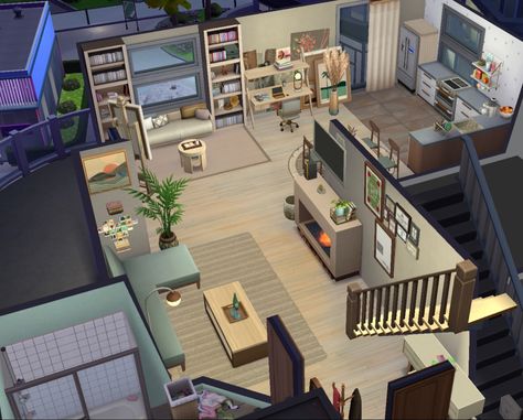 Gallery ID: HellieDawn Sims 4 702 Zenview, 702 Zenview Sims 4, Sims Decor, Sims 4 Houses Layout, Sims Mobile, Sims Houses, Sims Builds, Sims Ideas, Sims 4 House Design