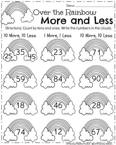 March First, First Grade Worksheets, 1st Grade Math Worksheets, 1st Grade Worksheets, Math Methods, Kindergarten Math Worksheets, Homeschool Math, First Grade Math, 1st Grade Math