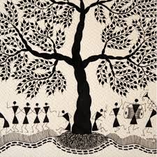 warli tree of life - Google Search African Tree Tattoo, Warli Tree, Artworks Ideas, Painting Tree Of Life, Google Ideas, Tree Of Life Artwork, Worli Painting, Warli Painting, African Tree