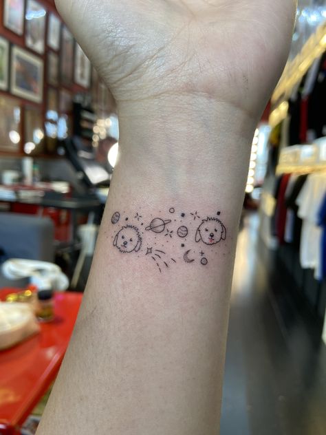 Tattoo Dedicated To Dog, Tattoos Dedicated To Dogs, Dogs Tattoo, 2 Dogs, Dog Tattoo, Dog Tattoos, Future Tattoos, Infinity Tattoo, I Tattoo