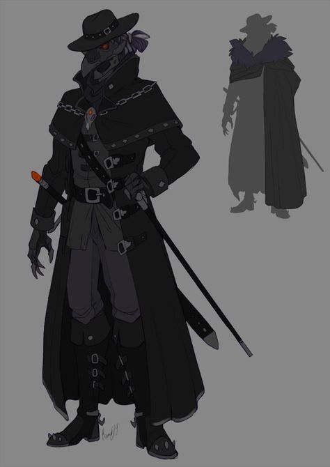 Cowboy Plague Doctor, Bloodborne Inspired Outfit, Dnd Plague Doctor, Crow Armor, Crow Monster, Fallout Outfits, Plague Doctor Oc, Plague Doctor Outfit, Bloodborne Outfits