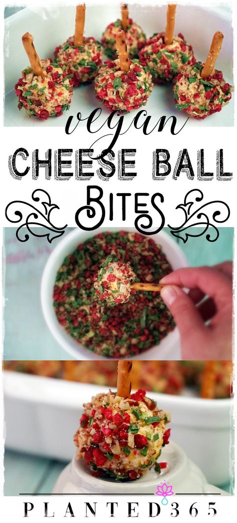 Vegan Cheese Ball, Cheese Ball Bites, Vegan Party Food, Vegan Cheese Recipes, Vegan Party, Creole Recipes, Vegan Gluten Free Recipes, Vegan Comfort Food, Vegan Meal Prep