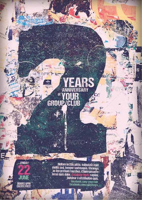 Anniversary Event Poster, Anniversary Flyer Design Ideas, Anniversary Poster Ideas, Zine Exhibition, Anniversary Flyer Design, Anniversary Poster Design, Poster Anniversary, 9 Year Anniversary, Club Party Flyer