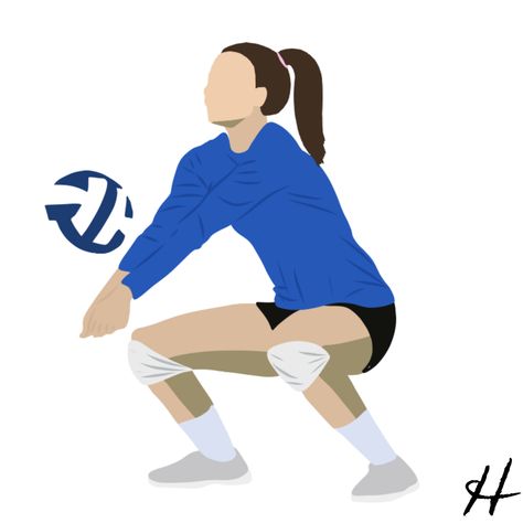 Custom Illustration, Volleyball