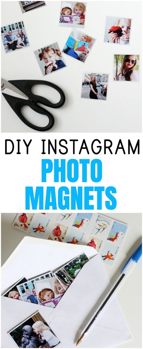 A simple DIY tutorial for how to make your own photo magnets! You won't believe how easy or cute these Instagram photo magnets are! They're the perfect gift for those hard-to-shop-for people! How To Make Picture Magnets, Diy Magnets Photo, Diy Cute Magnets, Diy Photo Magnets, Diy Picture Magnets, Photo Magnets Diy, Classic Classroom, Curriculum Night, Picture Magnets