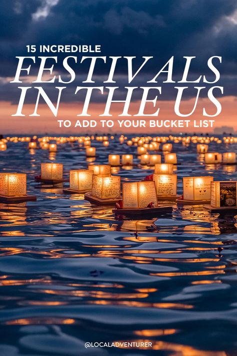 Your Essential Guide to the Best Festivals in USA // Local Adventurer #usa #visittheusa #festivals #ustravel #localadventurer Plan Your Year, Visit New Orleans, Social Media Apps, City Limits, Usa Travel, Travel Bucket List, Travel Bucket, Park City, City Guide