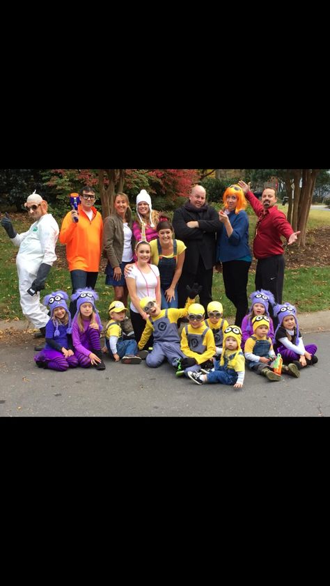 Despicable Me Halloween Costumes Despicable Me Group Halloween Costumes, Despicable Me Costume Group, Dispicle Me Costumes, Despicable Me Characters Costumes, Despicable Me Group Costume, Minions Halloween Costume Group, Dispical Me Characters Costumes, Despicable Me Family Costume, Despicable Me Halloween Costume