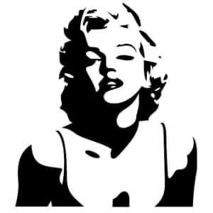 Marilyn Monroe Stencil, Marilyn Monroe Drawing, Pop Art Face, Stencil Svg, Marilyn Monroe Portrait, Face Stencils, Marilyn Monroe Art, Abstract Face Art, Image Svg