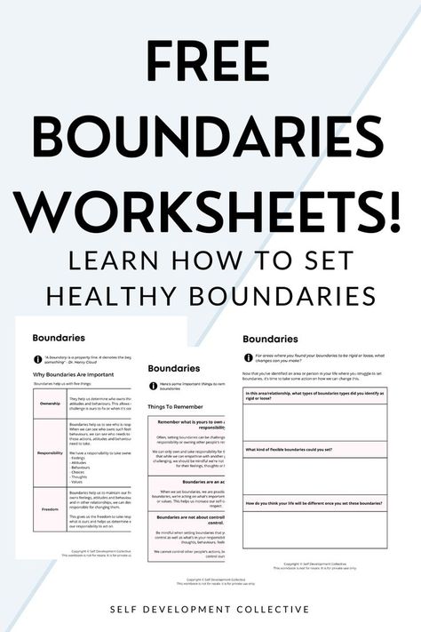 setting healthy boundaries worksheets Personal Boundaries Worksheet, Healthy Boundaries Worksheets, Setting Boundaries Worksheet, How To Overcome Jealousy, Boundaries Activities, Overcome Jealousy, Boundaries Worksheet, Overcoming Jealousy, Toxic Family Members