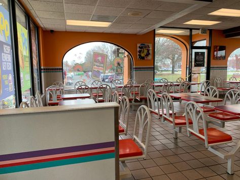 Taco Bell interior | Taco Bell #15814 (2,354 square feet) 11… | Flickr Taco Bell Interior, Taco Bell Astetic, Taco Bell Aesthetic Food, Vintage Taco Bell, Retro Taco Bell, Old Taco Bell, 80s Taco Bell, Taco Restaurant, Taco Bell