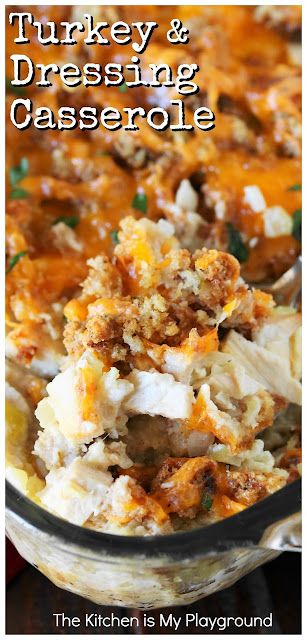 Turkey Thanksgiving Casserole, All In One Thanksgiving Casserole, Turkey Stuffing Casserole Recipes Leftover, Turkey Leftover Casserole Recipes, Easy Turkey Dressing Recipes, Leftover Turkey Dinner Casserole, Thanksgiving Casserole Recipes Leftovers, Thanksgiving Casserole Leftovers, Thanksgiving Leftover Recipes Casserole