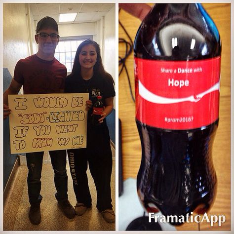 Promposal Dr Pepper Promposal, Prom Posters, Asking To Prom, Coke Zero, Coca Cola Bottle, Diet Coke, Dr Pepper, Coca Cola, Homecoming