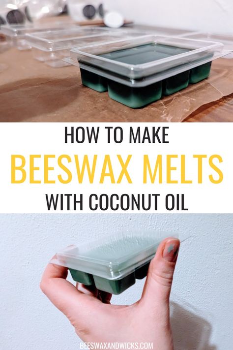 Beeswax Melts Recipes, Essential Oil Wax Melt Recipes, Beeswax Wax Melts Diy, How To Make Wax Melts, Beeswax Ideas, Soy Wax Melts Diy, Diy Candle Melts, Herbal Wax Melts, Beeswax Wax Melts