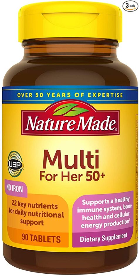 Nature Made Women's Multivitamin Nature Made Vitamins, B12 Vitamin Supplement, Vitamins For Energy, Protein Synthesis, Immune Health, Vitamin B12, Vitamin Supplements, Vitamins & Supplements, Vitamin B