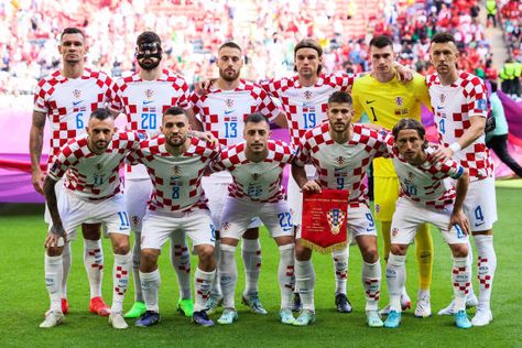 Croatia National Football Team Fifa World Cup 2022 Pictures and Photos - Getty Images Josip Juranovic, Borna Sosa, Andrej Kramaric, Al Bayt Stadium, Marcelo Brozovic, Dominik Livakovic, Mateo Kovacic, Football World Cup 2022, Ivan Perisic