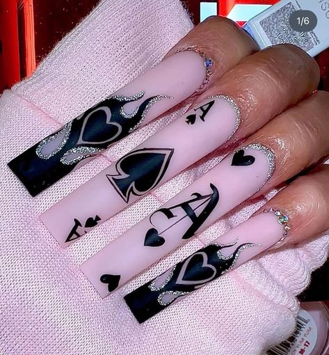 Dope Nail Designs, Unique Acrylic Nails, Nail Swag, Bling Acrylic Nails, Pink Acrylic Nails, Square Acrylic Nails, Luxury Nails, Bling Nails, Acrylic Nails Coffin