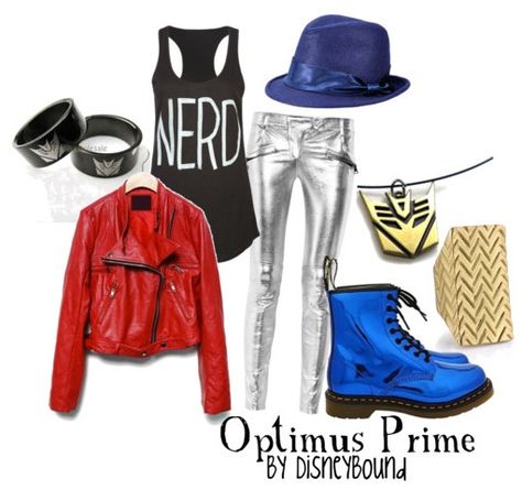 disney bound outfits | DisneyBound Outfits Something / optimus prime. But it has decepticon symbols everywhere. He's an autobot Transformers Clothes, Transformers Outfits, Nerdy Clothes, Disneybound Outfits, Nerdy Outfits, Nerd Fashion, Disney Clothes, Disney Makeup, Disney Bounding