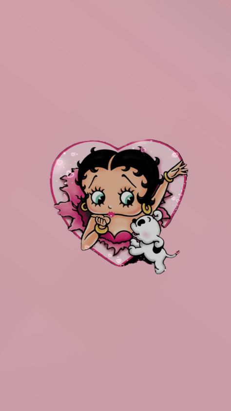 Betty Boop Aesthetic, Betty Boop Wallpapers, Blue Star Wallpaper, Betty Boop Posters, Betty Boop Pink, Hello Kitty Wallpaper Hd, Backgrounds Girly, Home Lock Screen, Pink Wallpaper Backgrounds