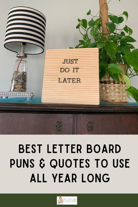 These funny letter boards are perfect for using all year long! It's sometimes hard to think of sarcastic or sassy letter board quotes for year-round decor. There are ideas for short quotes, quotes for the office, quotes for college dorms, quotes for signs in homes or the office. These funny puns and sayings would also be perfect for Instagram captions or other social media posts. Letter Board Quotes Funny College, Funny Saying For Letter Boards, Funny Word Board Quotes Short, Funny Sign Boards, Funny Quotes For Felt Letter Board, Cute Letterboard Sayings, 2023 Letter Board Sayings, Ideas For Letter Board, Short And Funny Quotes