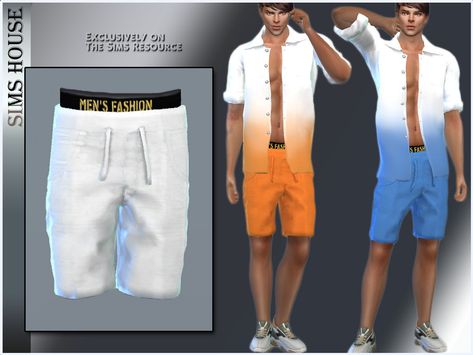 Mens Capri Pants, Surfer Boy, Blue Shorts Men, Womens Biker Jacket, Los Sims, Mens Shorts Summer, Men's Leather Jacket, Mens Swim Shorts, Sims House