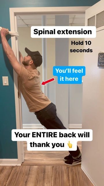 Stretch Your Back, James Moore, Back Pain Exercises, Stretching Exercises, Yoga Stretches, Back Exercises, Back Workout, Flexibility Workout, 10 Seconds