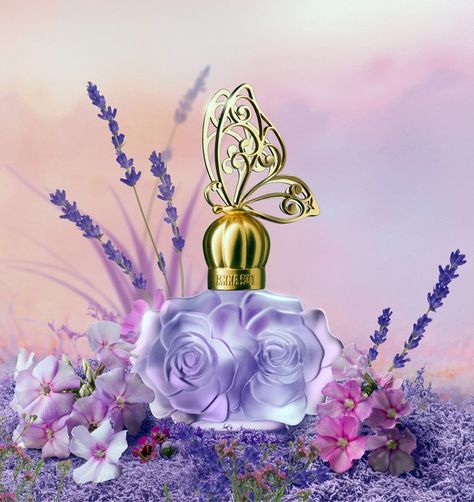 La Vie De Boheme - Anna Sui | #justjune Anna Sui Perfume, Estee Lauder Perfume, Cotton Candy Clouds, Perfume Photography, Perfume Bottle Art, Anna Sui, Perfume Lover, Pink Lemonade, Bottle Art