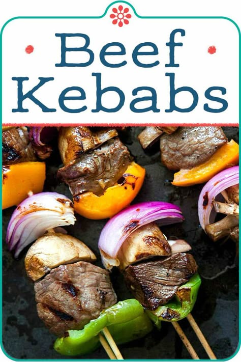 Beef Kabobs Recipe (Shish Kebabs!)