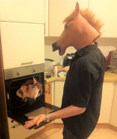 Youtumall Animal Mask Latex Horse Head Mask:Cook A Horse Mask Horse Mask, Animal Mask, Horse Head, A Horse, Mask