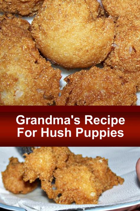 Hush Puppies are a Southern tradition, and go great together with fried fish. Fried fish, hush puppies, baked beans, and potato salad would make for a great meal. I remember my Grandma’s hush puppies were Recipe For Hush Puppies, Best Hush Puppies, Easy Hush Puppy Recipe, Fish Fried, Hush Puppies Recipe, Lime Rice Recipes, Tailgating Recipes, Delicious Appetizer Recipes, Tailgate Food