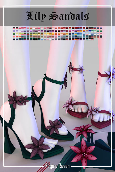 two sets of feet in sims 4 shoes cc Ts4 Cc Heels, Sims 4 Cc Sandals, Sims 4 Heels Cc, Sims 4 Shoes Cc, Sims Outfits, Mod Shoes, Champagne Heels, Cc Shoes, Sims 4 Anime