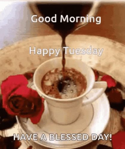 Tuesday Coffee GIF - Tuesday Coffee Rose - Discover & Share GIFs Tuesday Gif, Happy Tuesday Images, Tuesday Greetings, Tuesday Images, Good Morning Hug, Morning Wallpaper, Good Morning Tuesday, Good Morning Coffee Gif, Coffee Gif