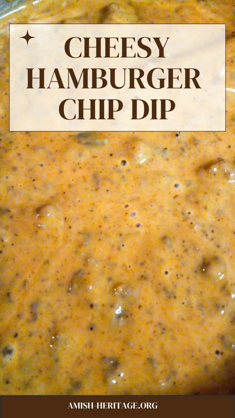 Pot of cheesy hamburger dip Cheese And Hamburger Dip, Hamburger Chip Dip, Cheesy Hamburger Dip, Cheese Dip With Ground Beef, Hamburger Cheese Dip, Velveeta Cheese Dip Recipes, Hamburger Cheese Dips, Ground Beef Tortilla, Tortilla Chip Dip