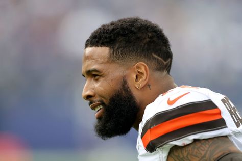 Obj Haircut, Odell Beckham Jr Hair, Blonde Hair Fade, Odell Beckham Jr Haircut, Marlon Humphrey, Boys Fade Haircut, Waves Hairstyle Men, Fade Haircut Curly Hair, Taper Fade Curly Hair